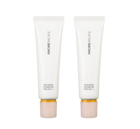 AMOREPACIFIC Triple Defense Sun Protector SPF 50+ for broad-spectrum UV protection and environmental defense