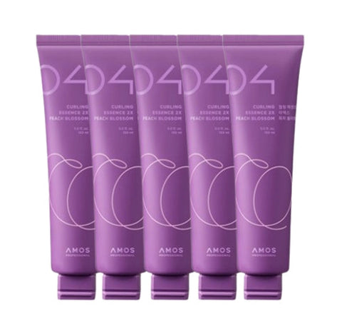 5 x AMOS PROFESSIONAL Curing Essence 2X Peach Blossom 150ml from Korea