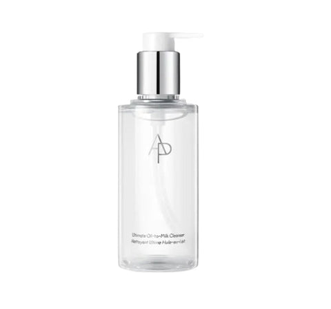 AP BEAUTY Ultimate Oil to Milk Cleanser for gentle makeup removal and pore cleansing with a nourishing finish