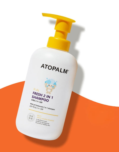 2 x ATOPALM Kids Fresh 2 In 1 Shampoo 460ml from Korea
