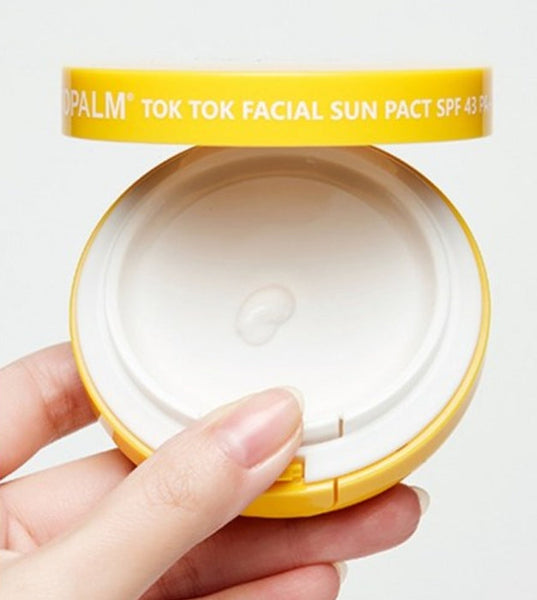 ATOPALM Tok Tok Facial Sun Pact 15g SPF43 PA+++ from Korea