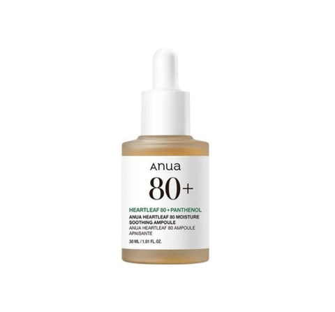 Anua Heartleaf 80 Moisture Soothing Ampoule 30ml from Korea