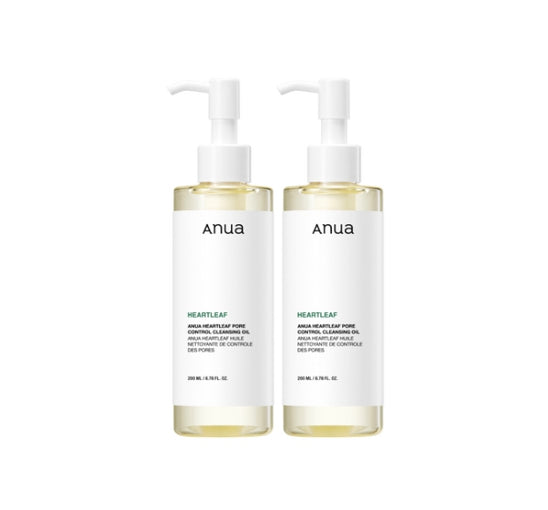 2 X Anua Heartleaf Pore Control Cleansing Oil 200ml from Korea