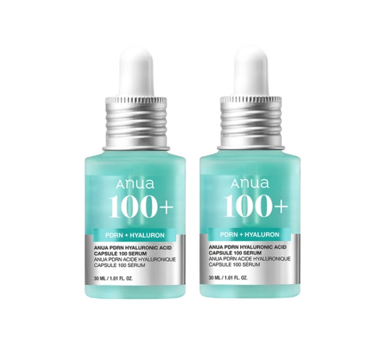 2 X Anua PDRN Hyaluronic Acid Capsule 100 Serum 30ml  from Korea