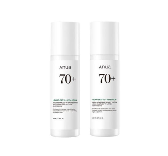 2 X Anua Heartleaf 70 Daily Lotion 200ml from Korea