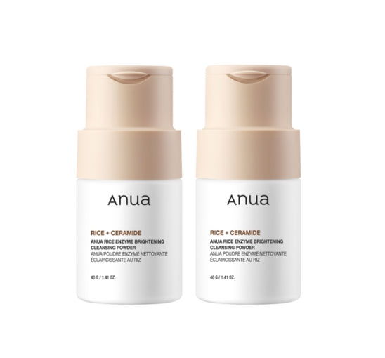 2 X Anua Rice Enzyme Brightening Cleansing Powder 40g from Korea