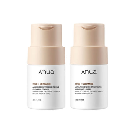 2 X Anua Rice Enzyme Brightening Cleansing Powder 40g from Korea