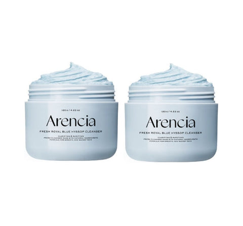 2 X Arencia Blue Hyssop Rice Mochi Cleanser 120g from Korea