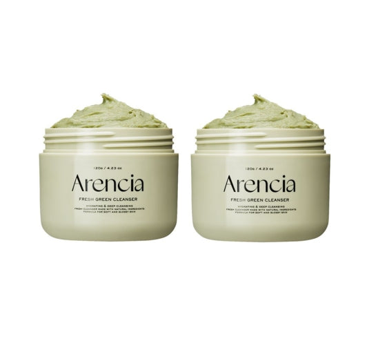 2 X Arencia Fresh Green Rice Mochi Cleanser 120g from Korea