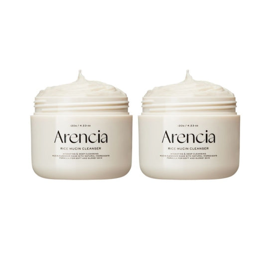 2 X Arencia Rice Mucin Cleanser 120g from Korea