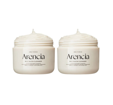 2 X Arencia Rice Mucin Cleanser 120g from Korea