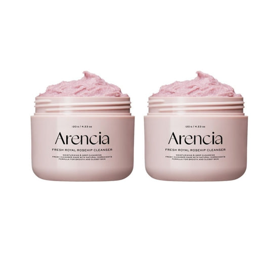 2 X Arencia Rosehip Rice Mochi Cleanser 120g from Korea
