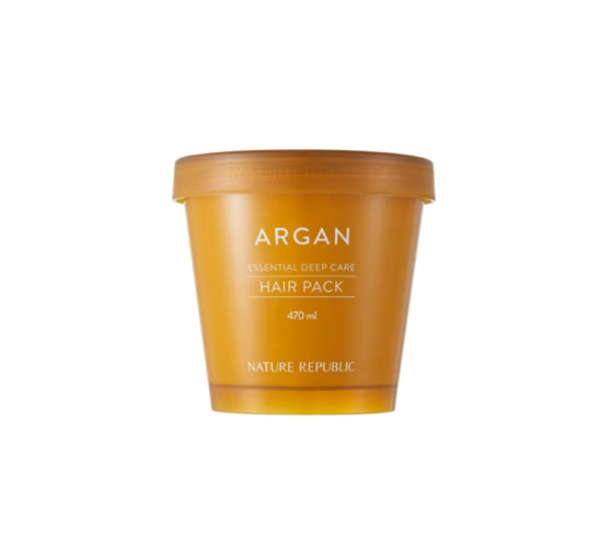 NATURE REPUBLIC Argan Essential Deep Care Hair Pack 470mll from Korea
