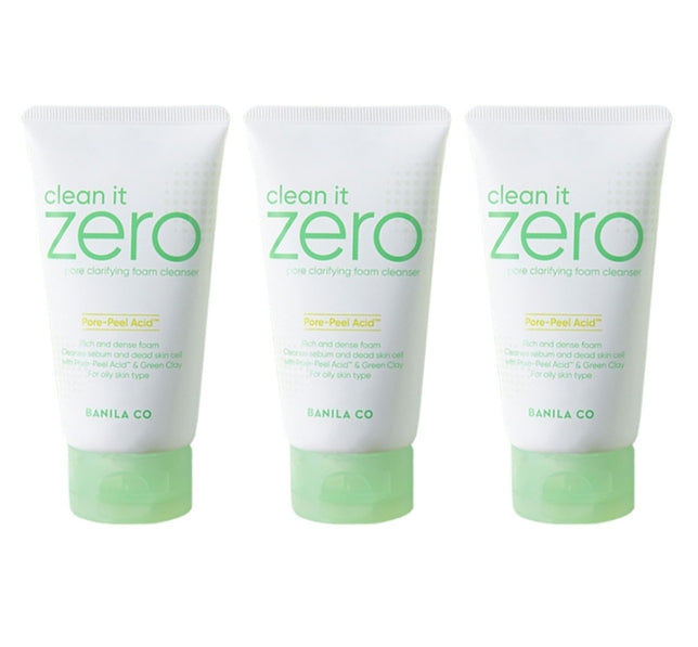 3 x BANILA CO Clean it Zero Pore Clerifying Foam Cleanser 150ml from Korea