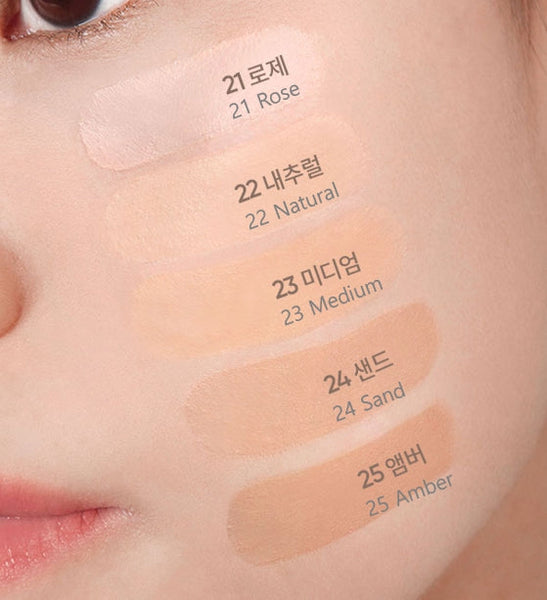 2 x BANILA CO Covericious Ultimate White Cushion (Main 14g + Refill 14g), SPF38 PA++, 10 Colours from Korea