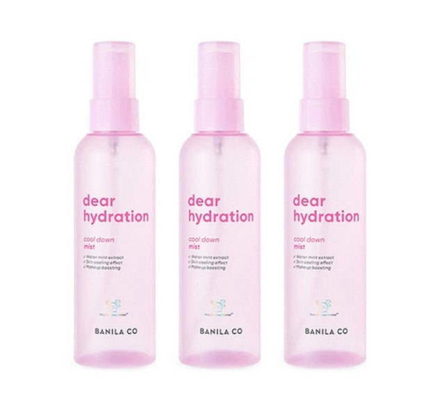 3 x BANILA CO Dear Hydration Cool Down Mist 99ml from Korea