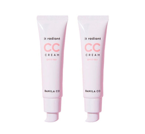 2 x BANILA CO It Radiant CC Cream 30ml, SPF17 PA+ from Korea