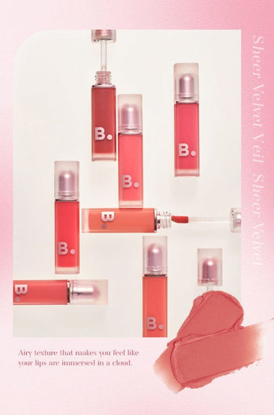 BANILA CO Sheer Velvet Veil Tint 3.8g, 13 Colours from Korea