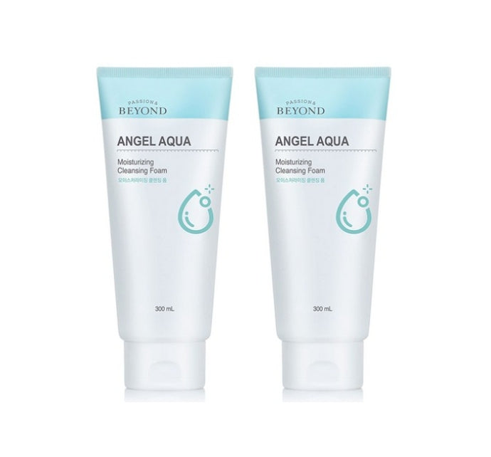 2 x BEYOND Angel Aqua Moisturizing Cleansing Foam 300ml from Korea