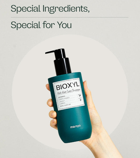 ma:nyo BIOXYL Anti-Hair Loss Shampoo 480ml + BIOXYL Anti-Hair Loss Treatment 200ml from Korea (Copy)