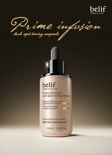 belif Prime Infusion Dark Spot Toning Ampoule 30ml from Korea