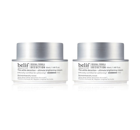 2 x Belif The White Decoction Ultimate Brightening Cream 50ml from Korea