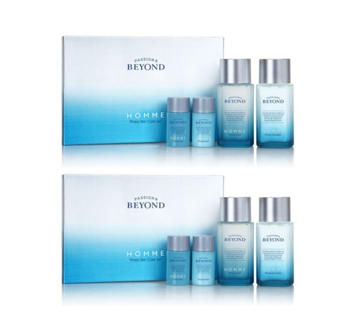 2 x [MEN] Beyond Homme Fitness Skin Care Set (4 Items) from Korea