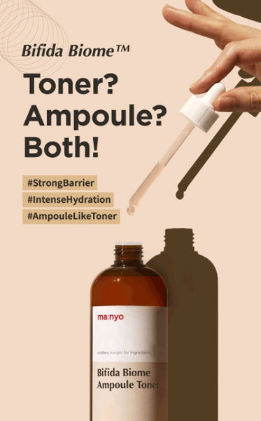 ma:nyo Bifida Biome Ampoule Toner 400ml from Korea