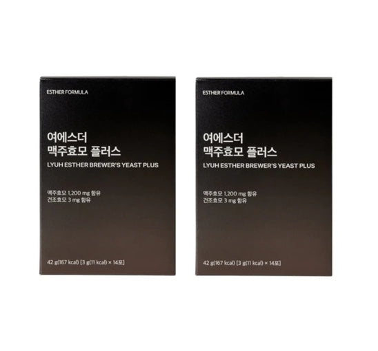 2 X ESTHER FORMULA Brewer's Yeast Plus, 14 Packets (14-day supply) from Korea_KT