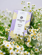 3 x [CAFFEINE FREE] Osulloc Chamomile Lavender Tea (20 Tea Bags), Caffeine‑Free, Herbal Tea, Natural Jasmine Flavor  from Korea