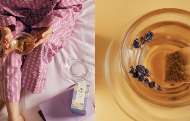 3 x [CAFFEINE FREE] Osulloc Chamomile Lavender Tea (20 Tea Bags), Caffeine‑Free, Herbal Tea, Natural Jasmine Flavor  from Korea