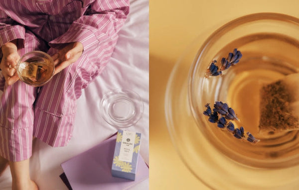 3 x [CAFFEINE FREE] Osulloc Chamomile Lavender Tea (20 Tea Bags), Caffeine‑Free, Herbal Tea, Natural Jasmine Flavor  from Korea
