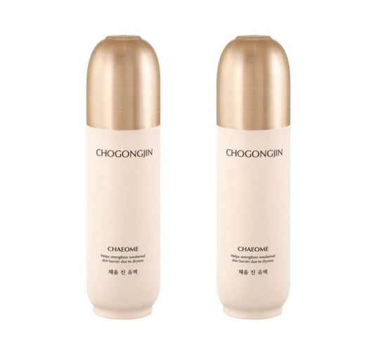 2 x CHOGONGJIN Chaeome Jin Emulsion 120ml from Korea