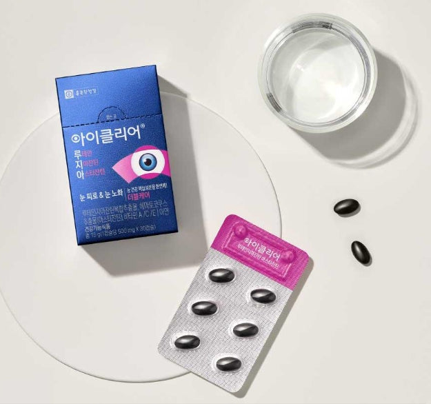 CHONGKUNDANG Healthcare Eye Clear Lutein Zeaxanthin Astaxanthin 30 Capsules from Korea