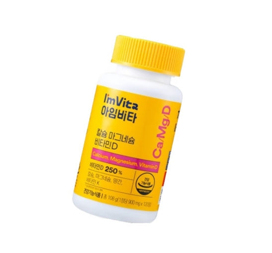CHONGKUNDANG Healthcare I'm Vita Calcium, Magnesium, Vitamin D 120 Tablets from Korea