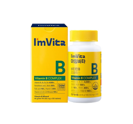 CHONGKUNDANG Healthcare I'm Vita Vitamin B Complex 120 Tablets from Korea
