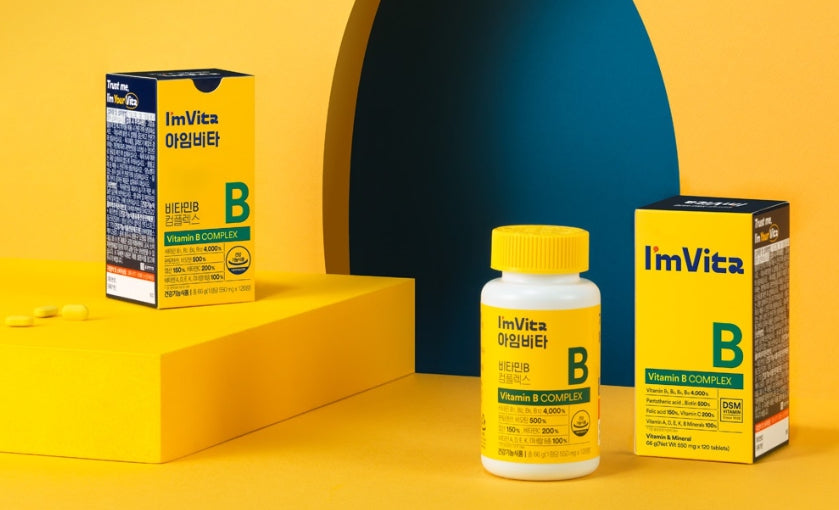 3 x CHONGKUNDANG Healthcare I'm Vita Vitamin B Complex 120 Tablets from Korea