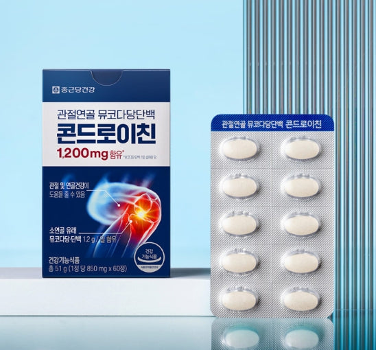 3 x CHONGKUNDANG Healthcare Joint Cartilage Mucopolysaccharide Chondroitin 60 Tablets from Korea