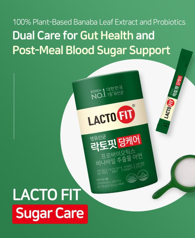 CHONGKUNDANG LACTO FIT Probiotics Blood Sugar Care 60 Sticks from Korea