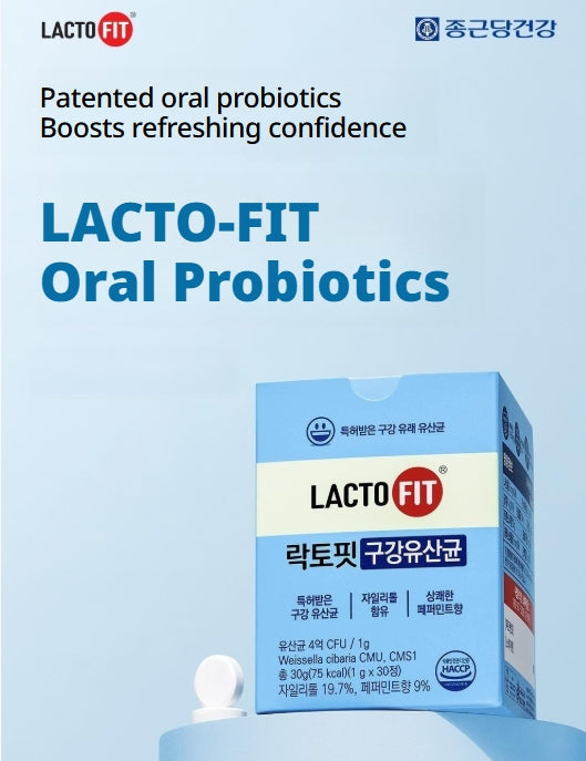 CHONGKUNDANG LACTO FIT Oral Probiotics 30 Tablets from Korea