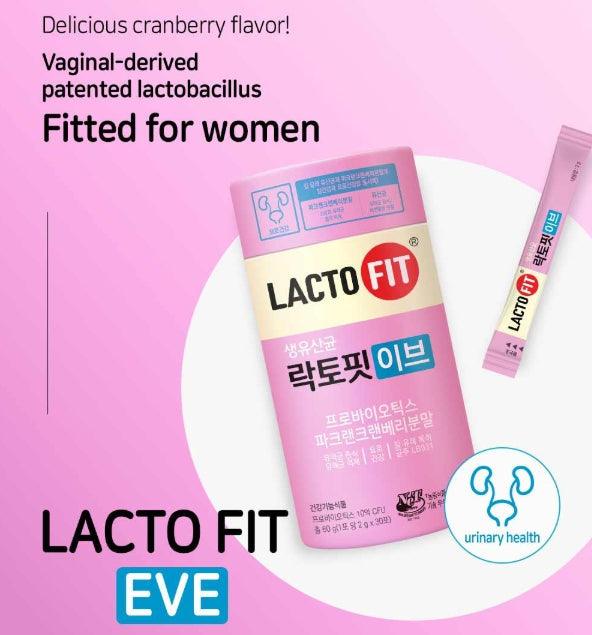 2 x CHONGKUNDANG LACTO FIT Probiotics Eve 60 Sticks from Korea