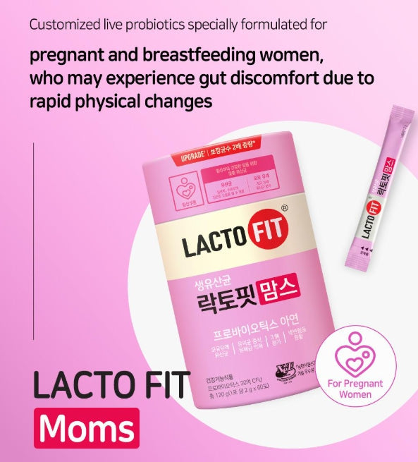 3 x CHONGKUNDANG LACTO FIT Probiotics Moms 60 Sticks from Korea