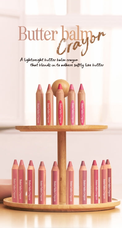 2 x CLIO Butter Balm Crayon 3.9g, Creamy Matte 10 Colour Options from Korea