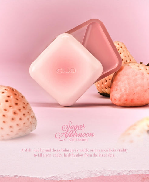 CLIO Essential Lipcheek Tap 4.5g, 10 Colour Options from Korea
