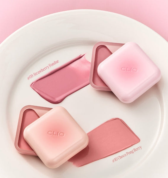 CLIO Essential Lipcheek Tap 4.5g, 10 Colour Options from Korea
