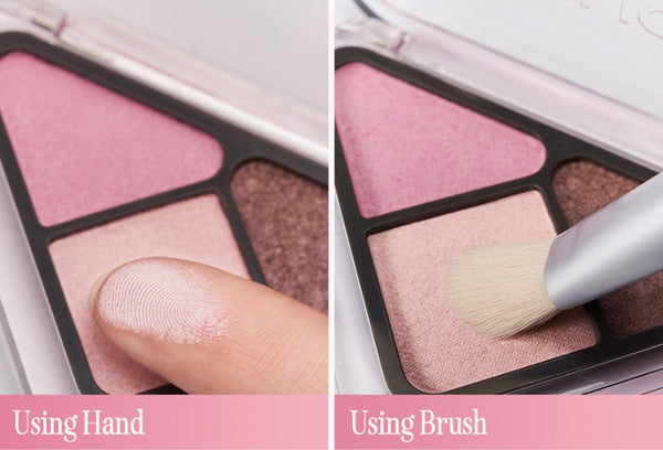 2 x CLIO Essential Shadow Tap, 3-Colour Eyeshadow Palette, 5 Options from Korea