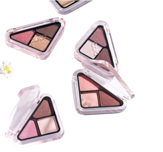 CLIO Essential Shadow Tap, 3-Colour Eyeshadow Palette, 5 Options from Korea