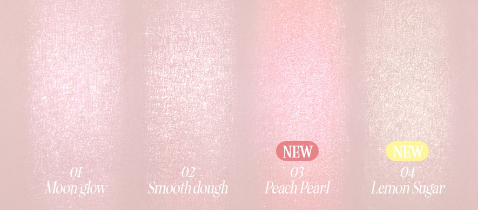 CLIO Glass & Highlighter 5g, 4 Colour Options from Korea