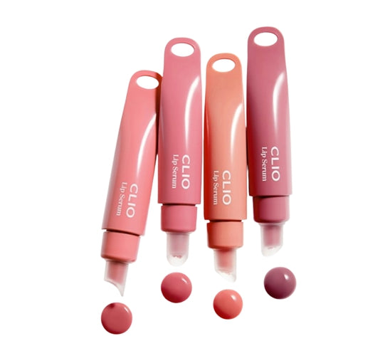 2 x CLIO Glaze Lip Serum 8g, 8 Colour Options from Korea
