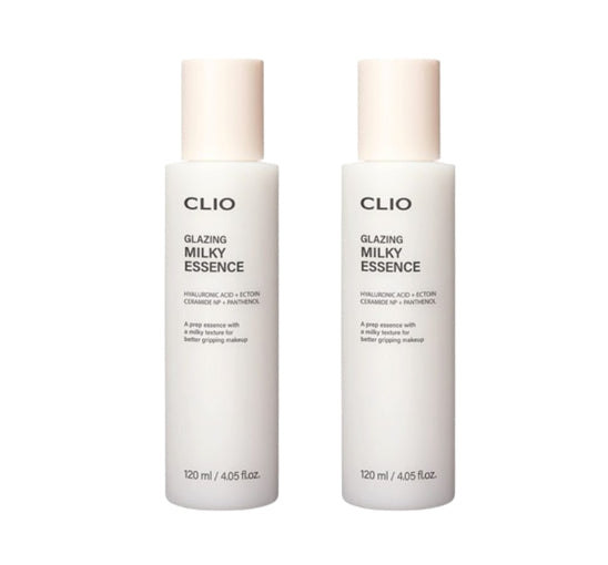 2 x CLIO Glazing Milky Essence 120ml from Korea